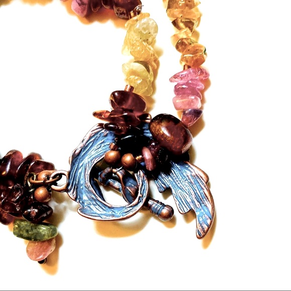 Rainbow Tourmaline Double Strand Bracelet - Picture 8 of 8